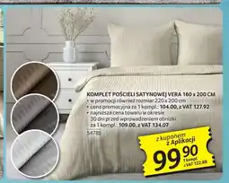 Selgros Komplet pościeli satynowej Vera 160x200 cm oferta