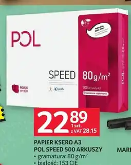Selgros Papier ksero A3 POL Speed 500-pak oferta