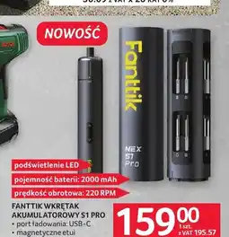 Selgros Wkrętak akumulatorowy Fanttik S1 Pro oferta