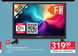 Selgros Telewizor Manta Tv LED 19 MATV001LHN19 oferta