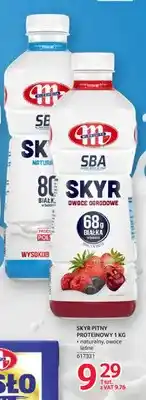 Selgros Skyr pitny proteinowy owoce ogrodowe Mlekovita SBA oferta