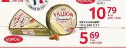 Selgros Ser Camembert klasyczny Valbon oferta
