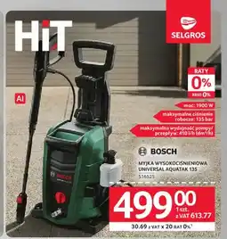 Selgros Myjka wysokociśnieniowa Bosch Universal Aquatak 135 oferta
