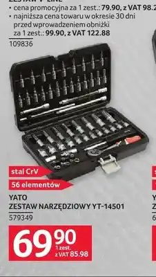 Selgros Zestaw narzędziowy Yato YT-14501 oferta