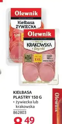 Selgros Kiełbasa żywiecka plastry Olewnik oferta