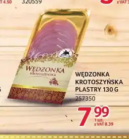Selgros Wędzonka krotoszyńska plastry ZMB Białystok oferta