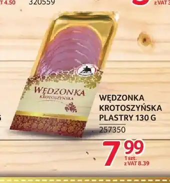 Selgros Wędzonka krotoszyńska plastry ZMB Białystok oferta