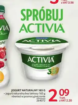 Selgros Jogurt naturalny Activia z probiotykami oferta