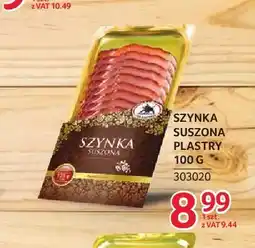 Selgros Szynka suszona plastry ZMB Białystok oferta