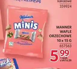 Selgros Wafle Manner orzechowe 10-pak oferta