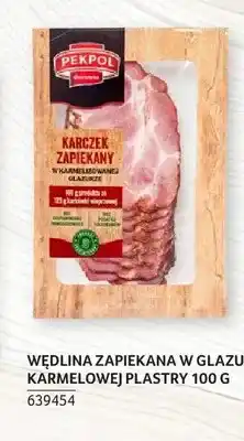 Selgros Karczek zapiekany w glazurze karmelowej plastry Pekpol oferta