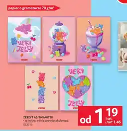 Selgros Zeszyt A5 16 kartek Herlitz 70 g/m² oferta