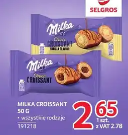 Selgros Rogal Milka Choco Croissant Vanilla Flavour oferta