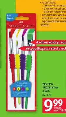 Selgros Zestaw pędzelków Faber-Castell oferta
