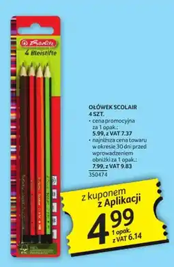 Selgros Ołówek Scolair Herlitz 4-pak oferta