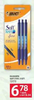 Selgros Długopis BIC Soft Feel Fine 3-pak oferta