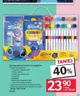 Selgros Zestaw artystyczny 53 elementy Disney Stitch oferta