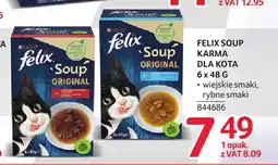 Selgros Karma dla kota Felix Soup Original wiejskie smaki oferta