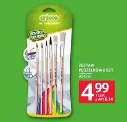 Selgros Zestaw pędzelków Cricco 6 szt oferta
