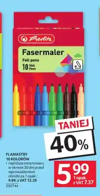 Selgros Flamastry Herlitz 10 kolorów oferta