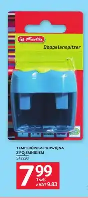 Selgros Temperówka podwójna z pojemnikiem Herlitz oferta