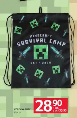 Selgros Worek na buty Minecraft oferta