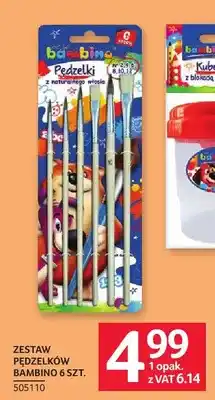 Selgros Zestaw pędzelków Bambino 6 szt oferta