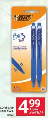 Selgros Długopis BIC Bu3 Grip niebieski 2-pak oferta