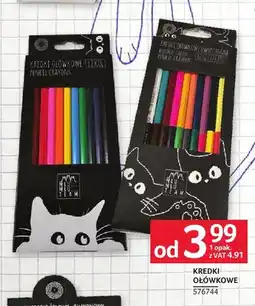Selgros Kredki ołówkowe Miau Mau Team 12 kolorów oferta
