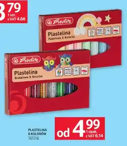 Selgros Plastelina pastelowa Herlitz 8 kolorów oferta