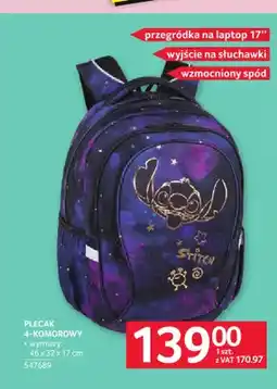 Selgros Plecak 4-komorowy Stitch oferta