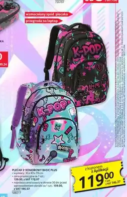 Selgros Plecak 2-komorowy Basic Plus oferta