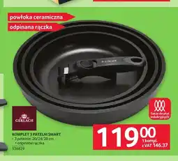 Selgros Komplet 3 patelni Smart Gerlach oferta