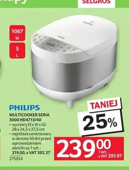 Selgros Multicooker Philips Seria 3000 oferta
