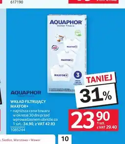 Selgros Wkład filtrujący Aquaphor Maxfor+ 3-pak oferta