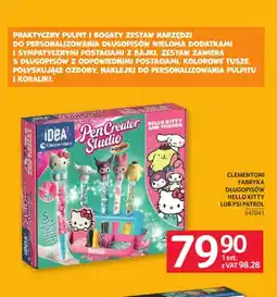 Selgros Fabryka długopisów Clementoni Pen Creator Studio Hello Kitty oferta