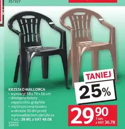 Selgros Krzesło Mallorca oferta