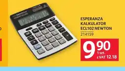 Selgros Kalkulator Esperanza ECL102 Newton oferta