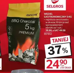 Selgros Węgiel gastronomiczny Dancoal oferta