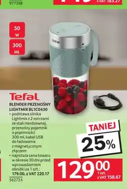 Selgros Blender przenośny Tefal Lightmix oferta