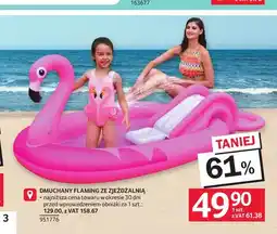 Selgros Dmuchany flaming ze zjeżdżalnią oferta