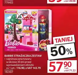 Selgros Lalka Barbie Strażaczka Zestaw oferta