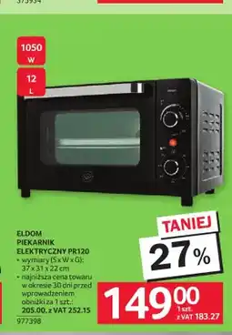Selgros Piekarnik elektryczny Eldom PR120 oferta
