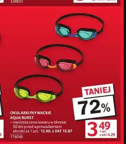Selgros Okularki pływackie Aqua Burst oferta