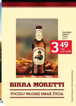 Selgros Piwo Birra Moretti L'Autentica oferta