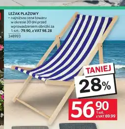 Selgros Leżak plażowy oferta