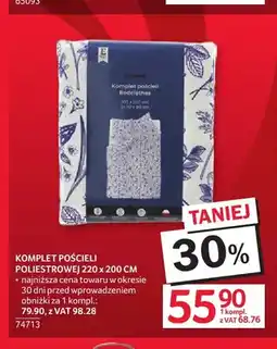 Selgros Komplet pościeli poliestrowej 220x200 cm oferta