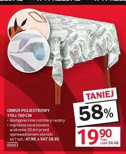 Selgros Obrus poliestrowy 110x160 cm oferta