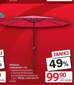 Selgros Parasol ogrodowy 3 m oferta