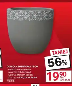 Selgros Donica cementowa 15 cm oferta